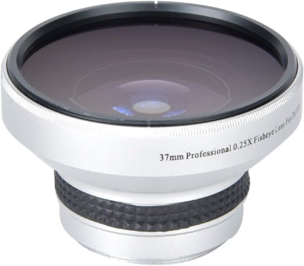 37 Mm Fisheye 37Mm Fisheye Lens 9×8×9 Silver Strong Applicability 37Mm 0.25X Super Fisheye Additional Lens For 37Mm Caliber Camera Lenses - Image 3