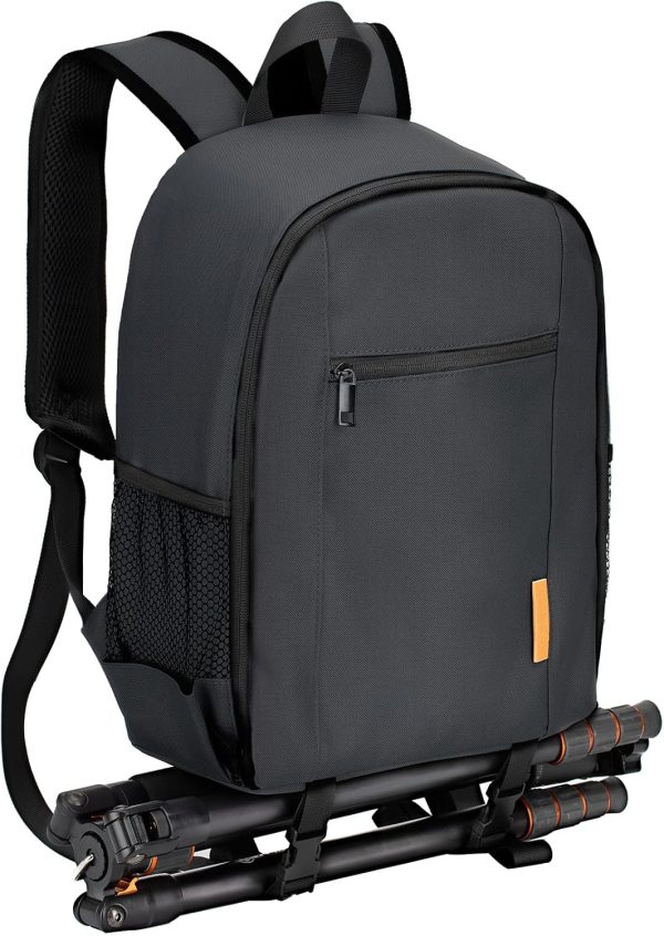 TARION Camera Backpack Bag Small - Professional DSLR Camera Bag with Waterproof Rain Cover Laptop Compartment Photograhy Backpack Case Black TB-S - Image 8